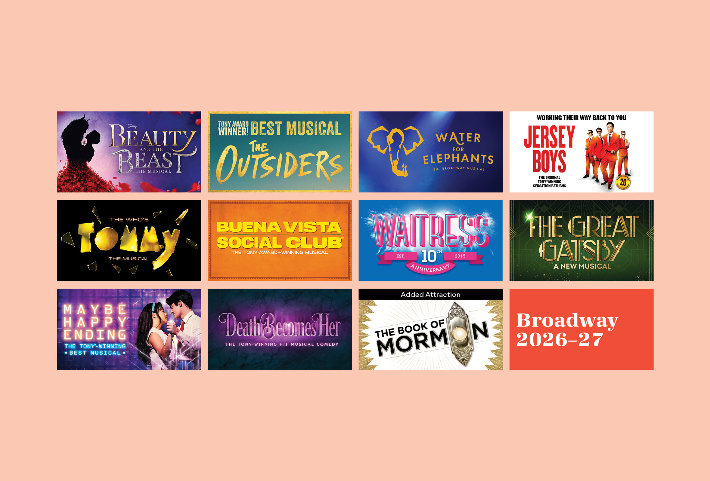 Discover Broadway Season 2026-27 | Segerstrom Center for the Arts