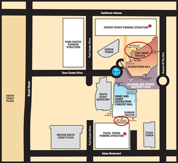 Gillespie School Parking map