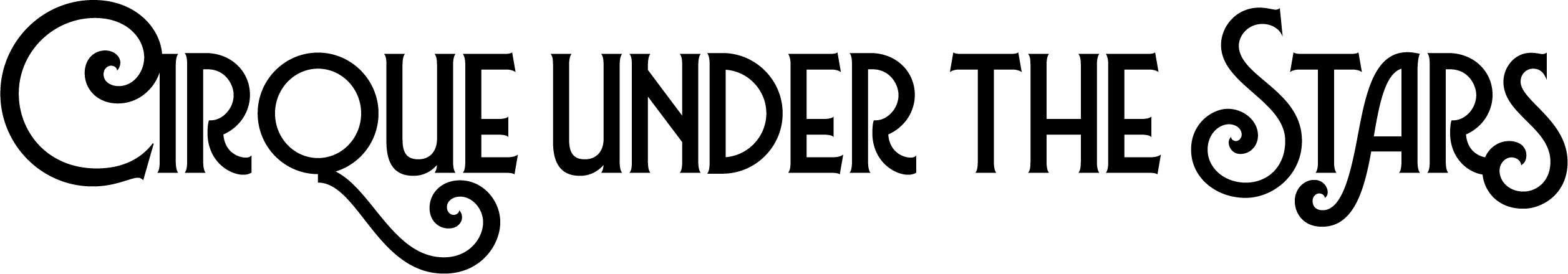 Cirque Under The Stars title
